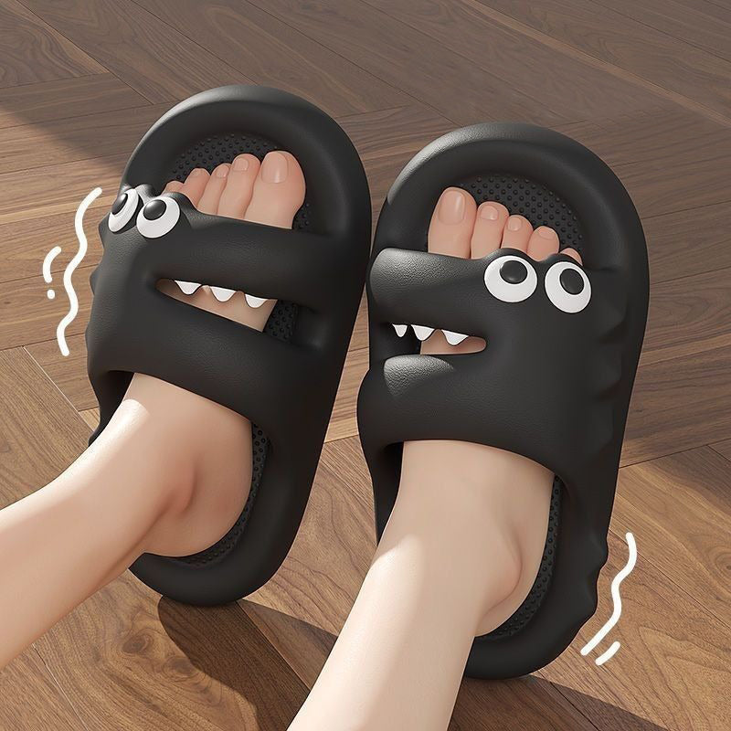 Cute Cartoon Slippers For Women Men Indoor And Outdoor Non-slip Thick Soles